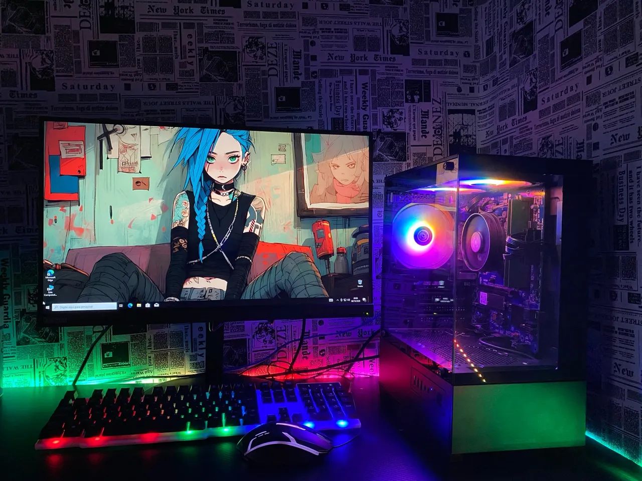 Computador Ryzen 5PRO gamer completo  - Foto 4