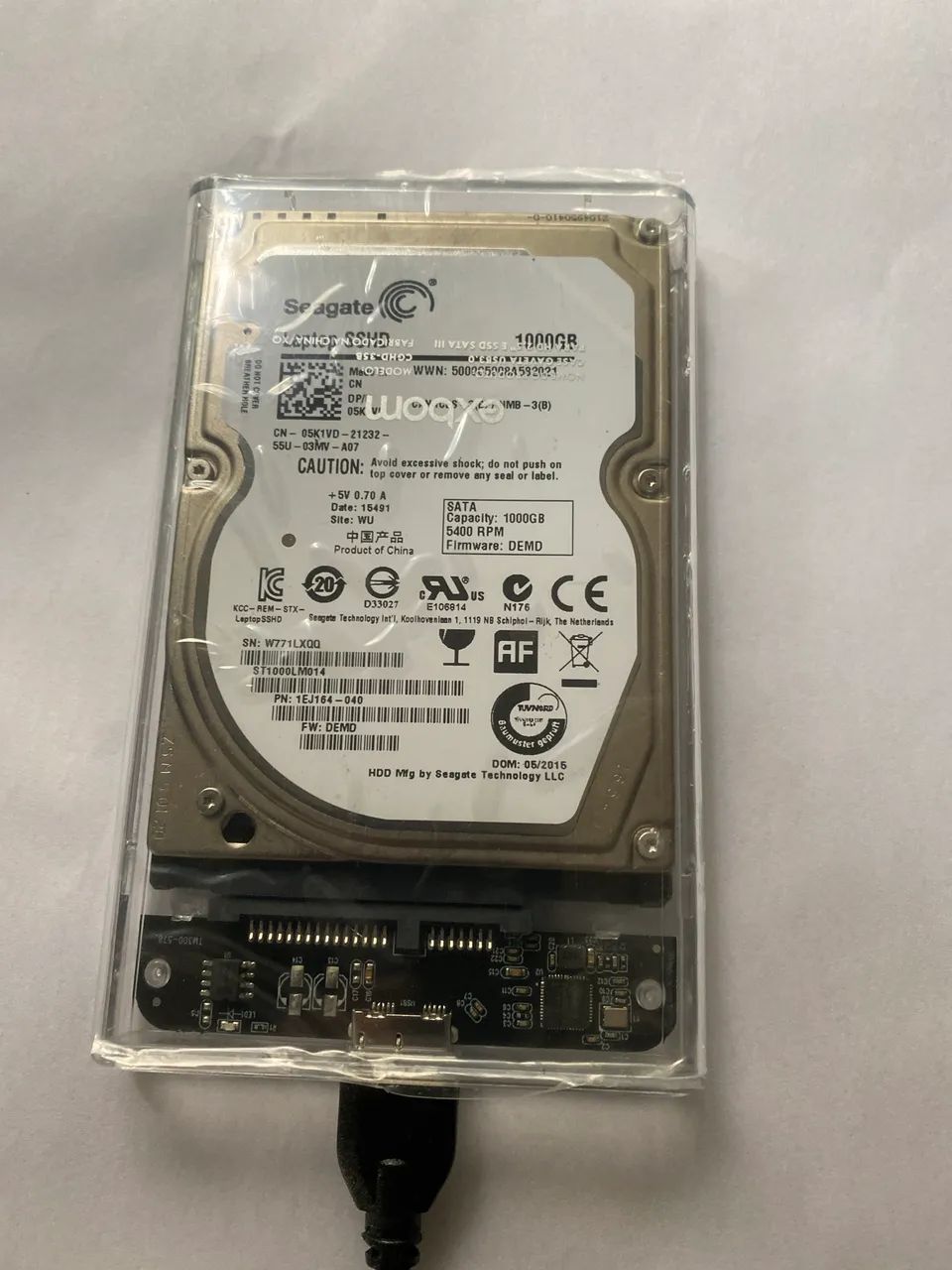 HD EXTERNO SEAGATE 1 TB - USADO
