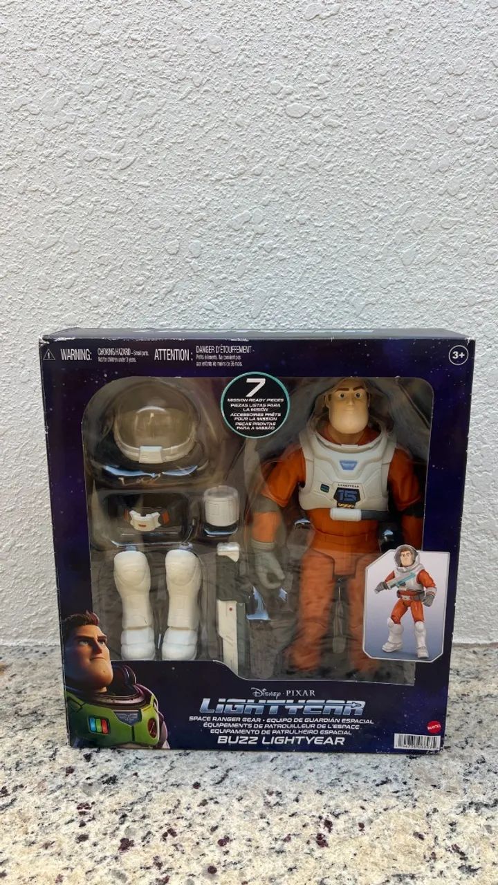 Boneco Disney x Pixar Buzz Lightyear patruleiro do espaço