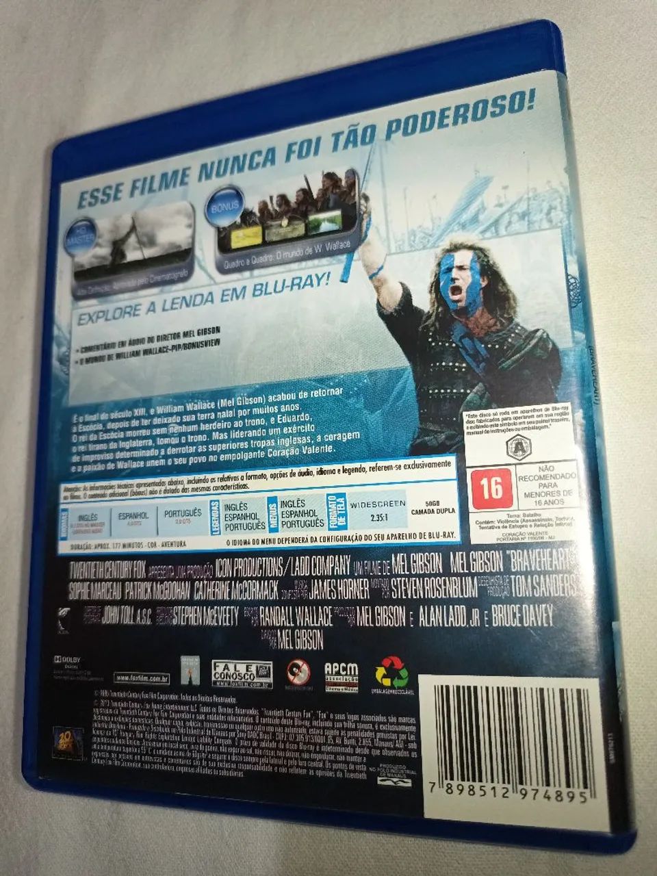 Blu-ray Coração Valente  - Foto 2