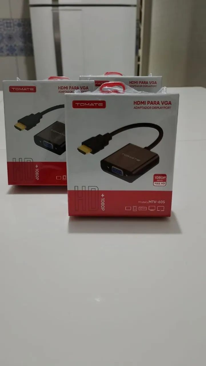 Cabo Adaptador Hdmi Para Vga Para Tv Pc Xbox360<br><br>Notebook ?TOMATE - Foto 3