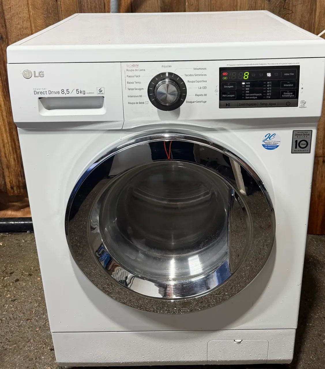 Lava e seca LG 8,5 KG 