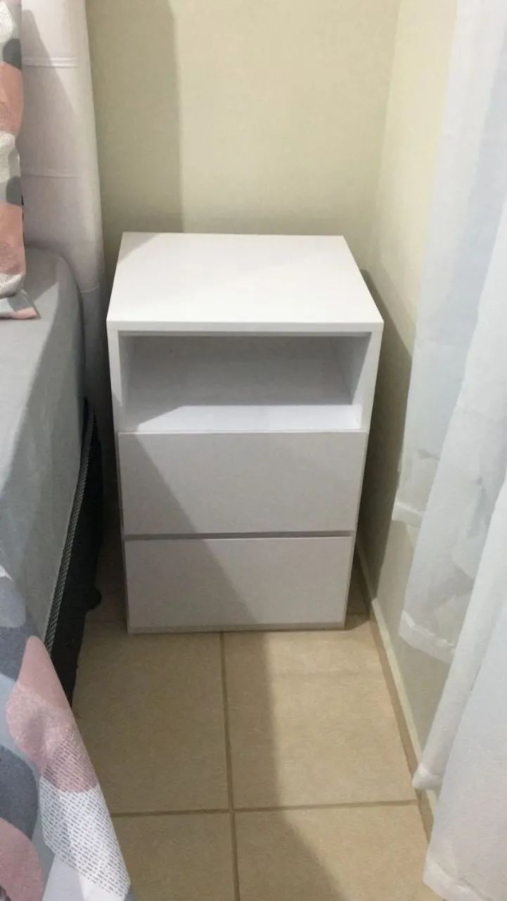 Cama de Madeira e Criado Mudo para doar - Foto 2