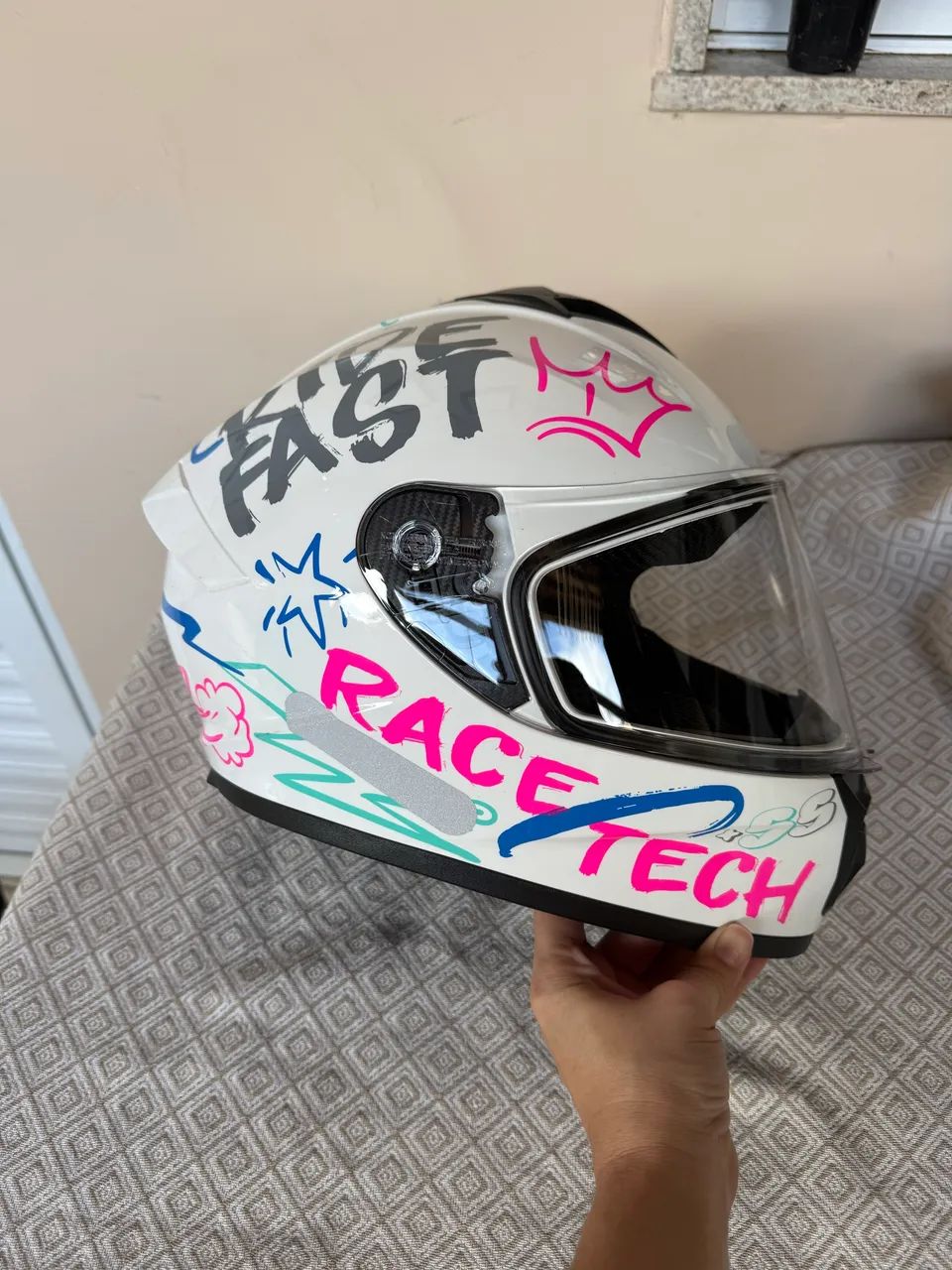 Capacete Race tech - Foto 4