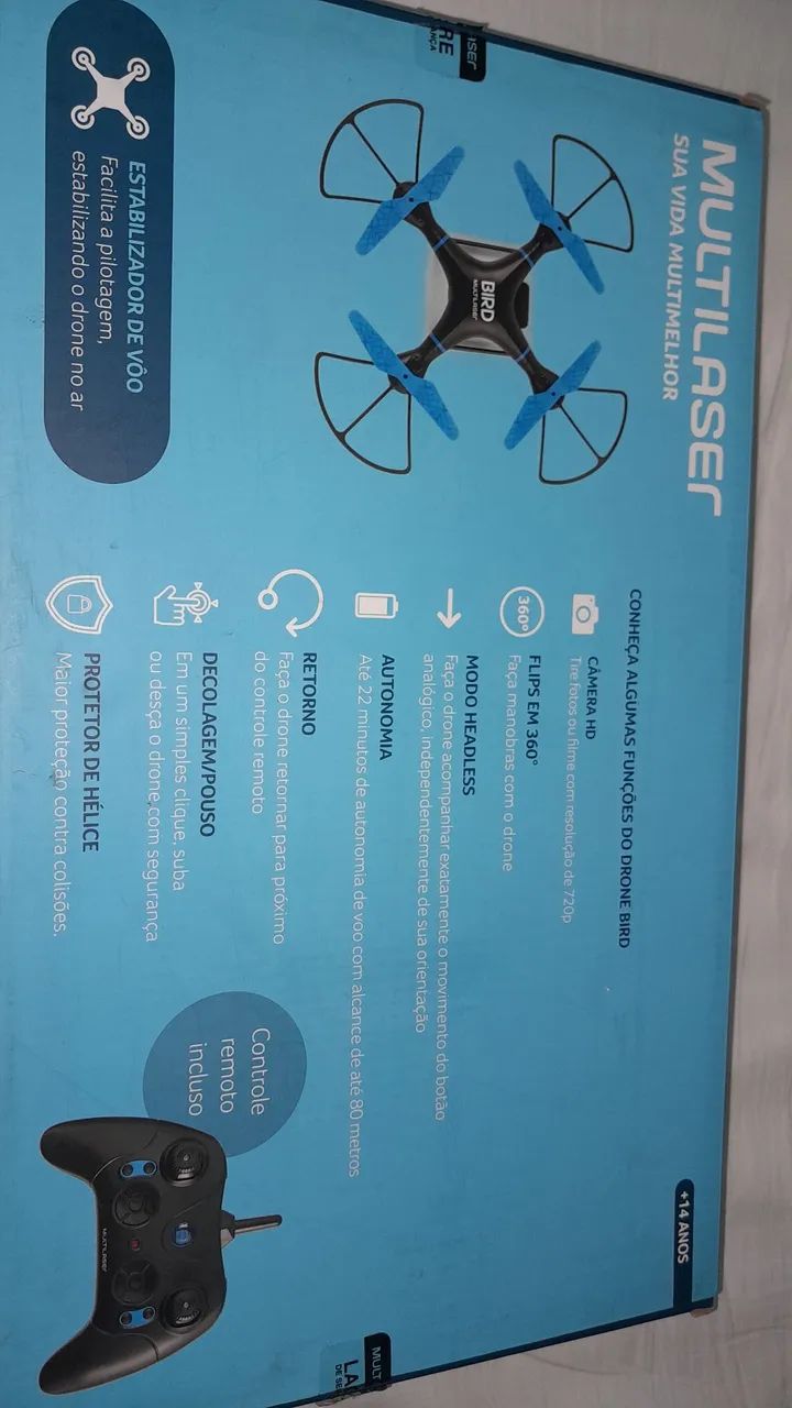Drone Multilaser es255 (usado apenas para teste) - Foto 2