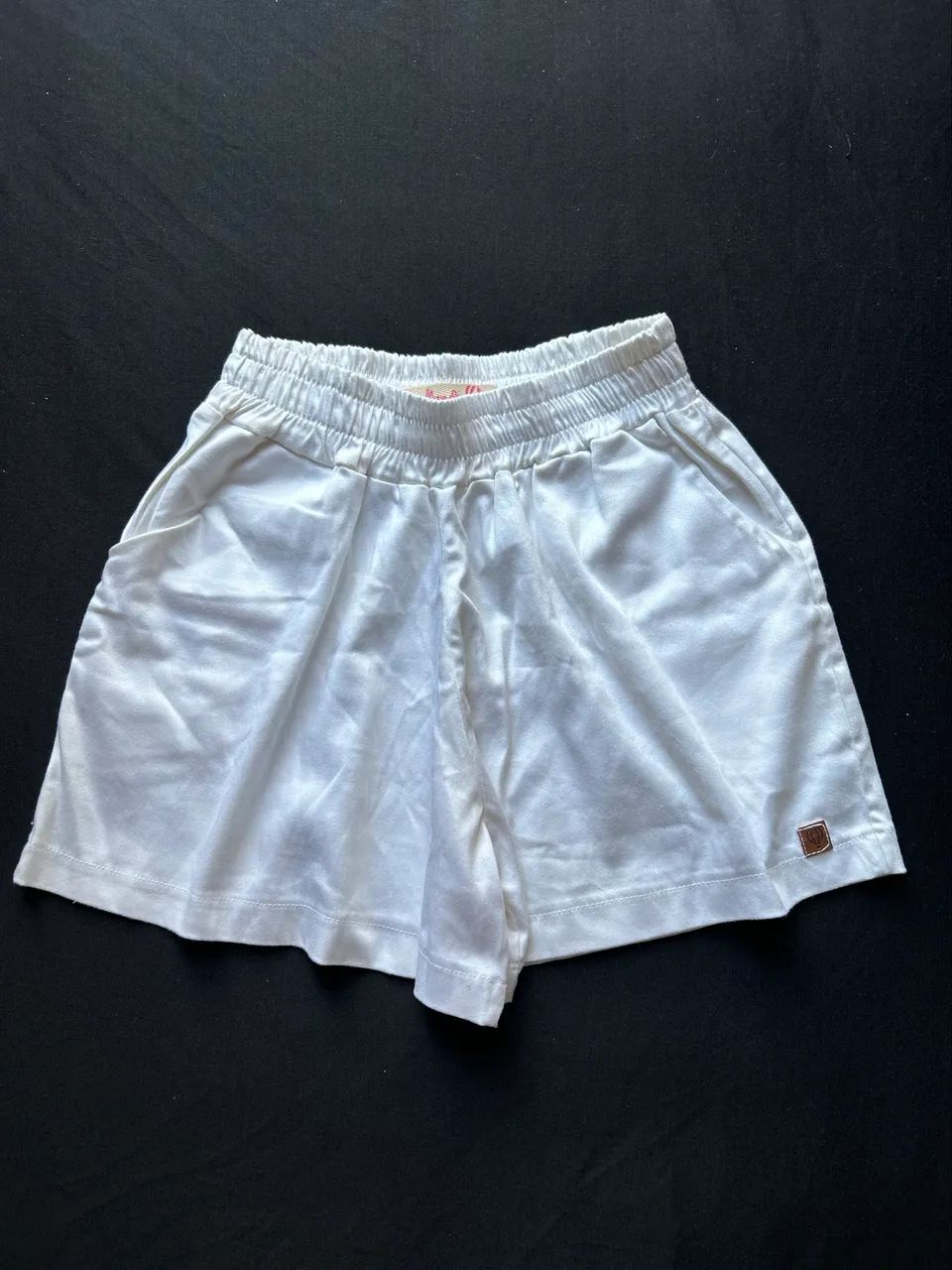 Short branco infantil 