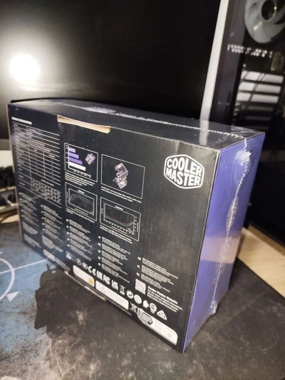 Fonte Cooler master mwe 850w 80plus gold - Foto 4