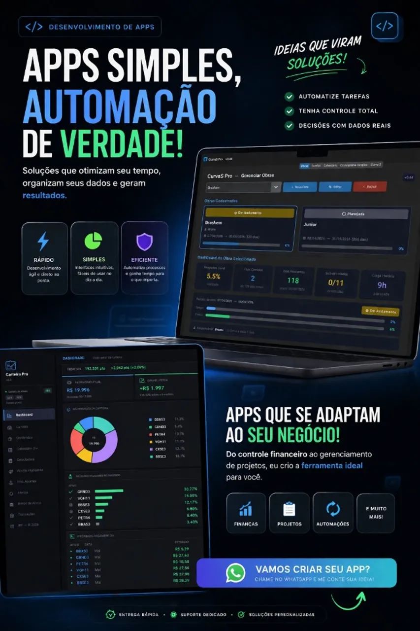 PRECISA DE UM SISTEMA SIMPLES PARA FACILITAR SEU TRABALHO?