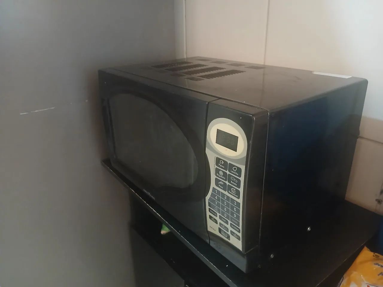 Micro-ondas funcionando perfeitamente 