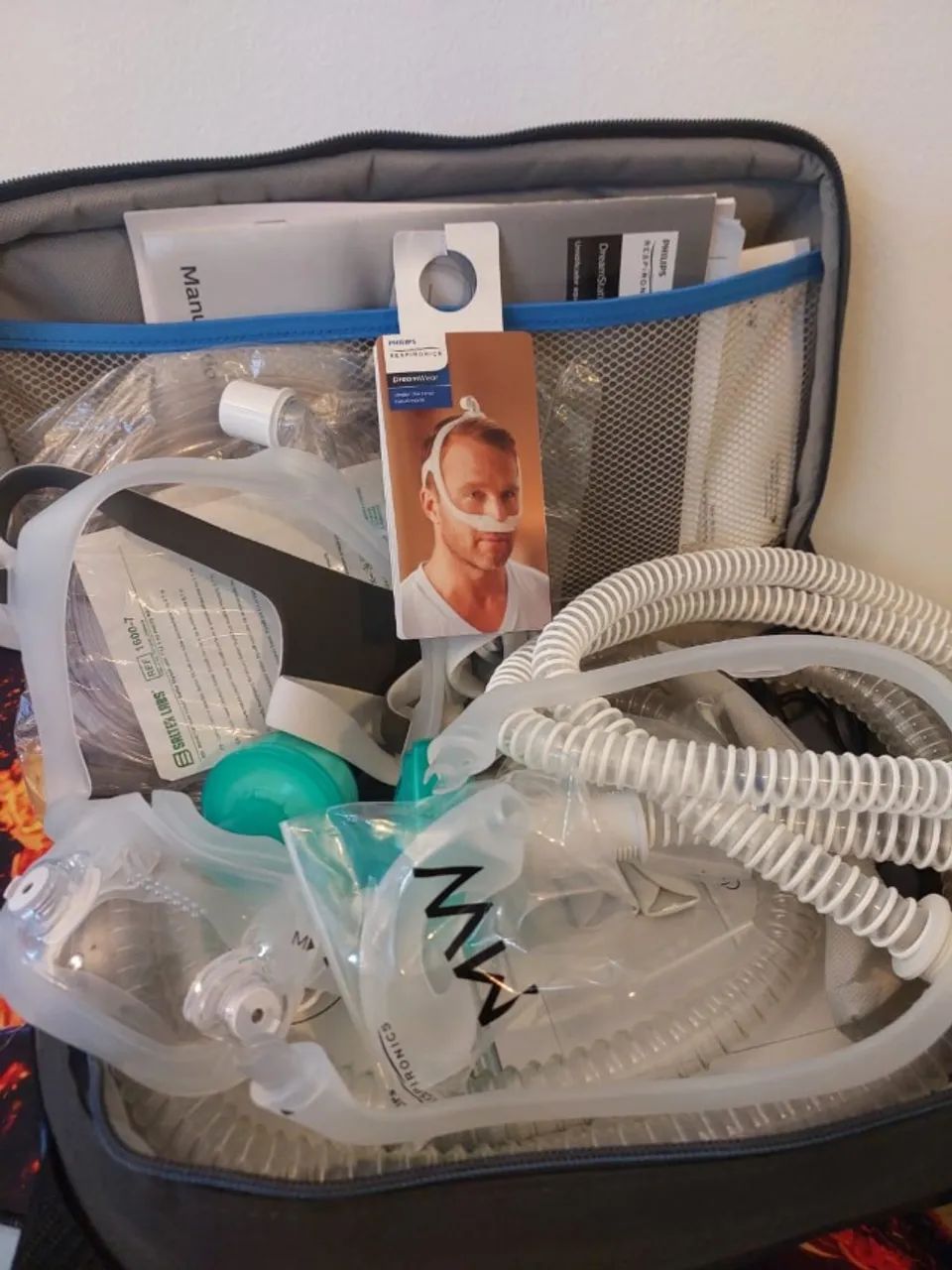 Kit Cpap Auto Dreamstation Completo + máscara Nasal Dreamwear - Foto 4