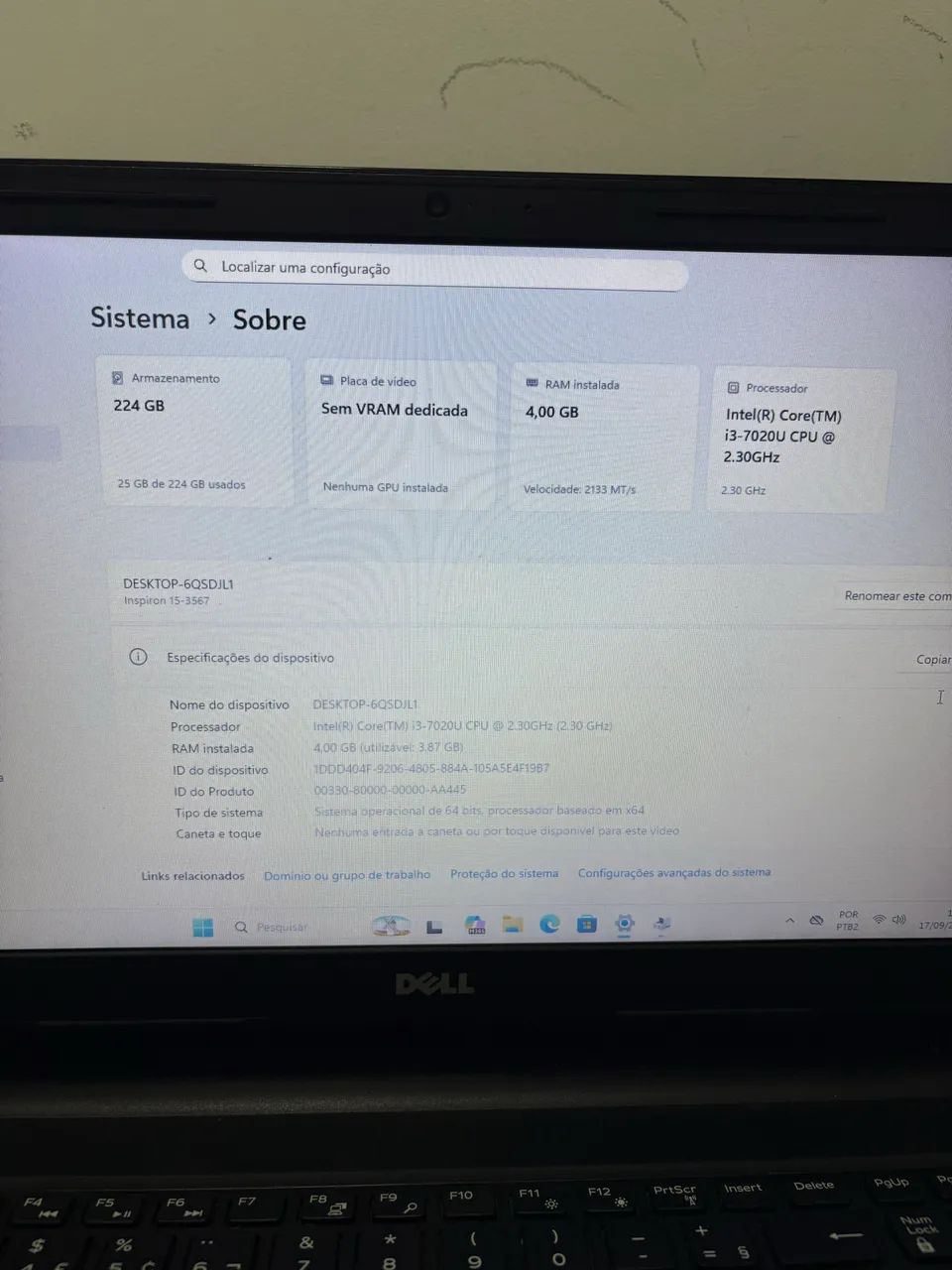 Notebook Dell Inspiron 3567 - Foto 2