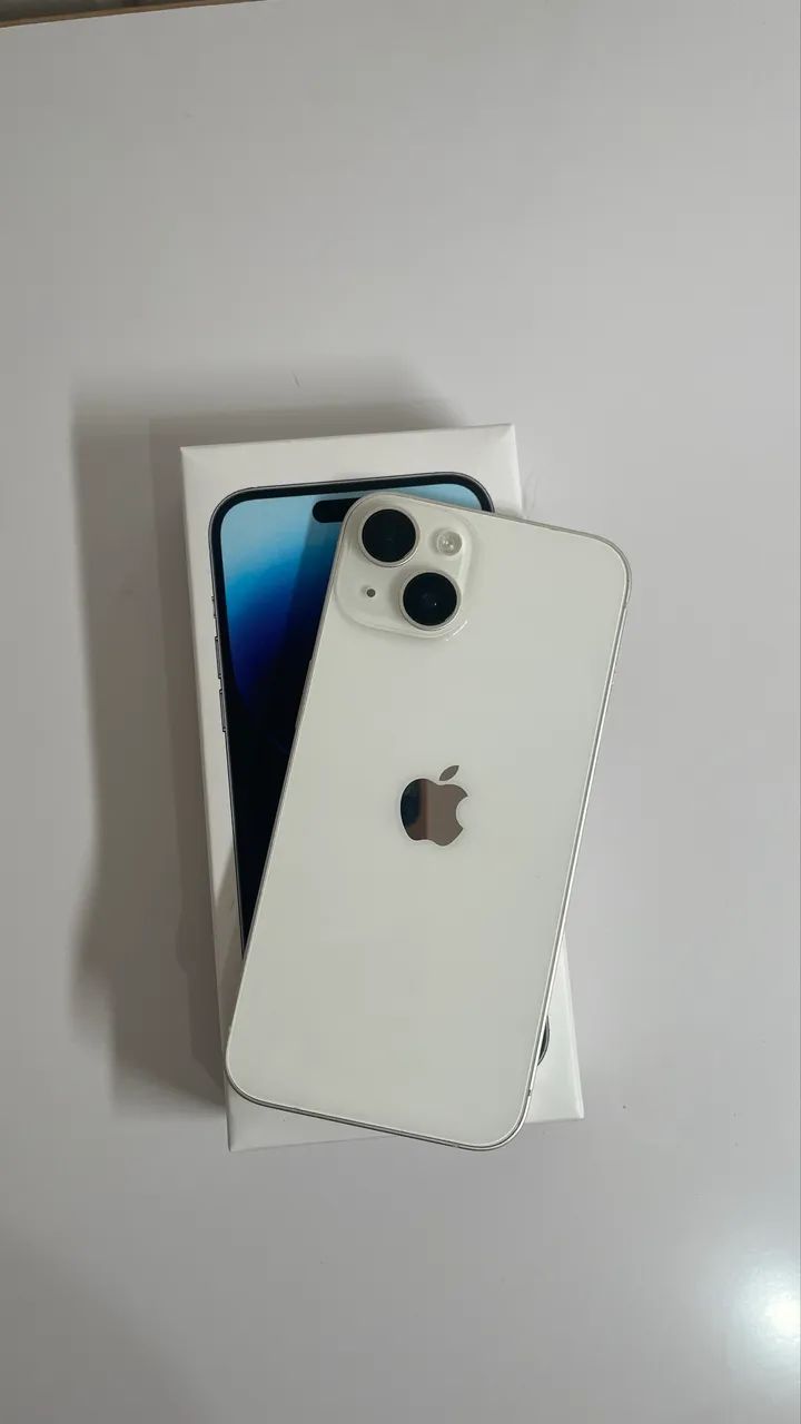 iPhone 14 Branco 128gb - Celulares e Smartphones - Santo Afonso