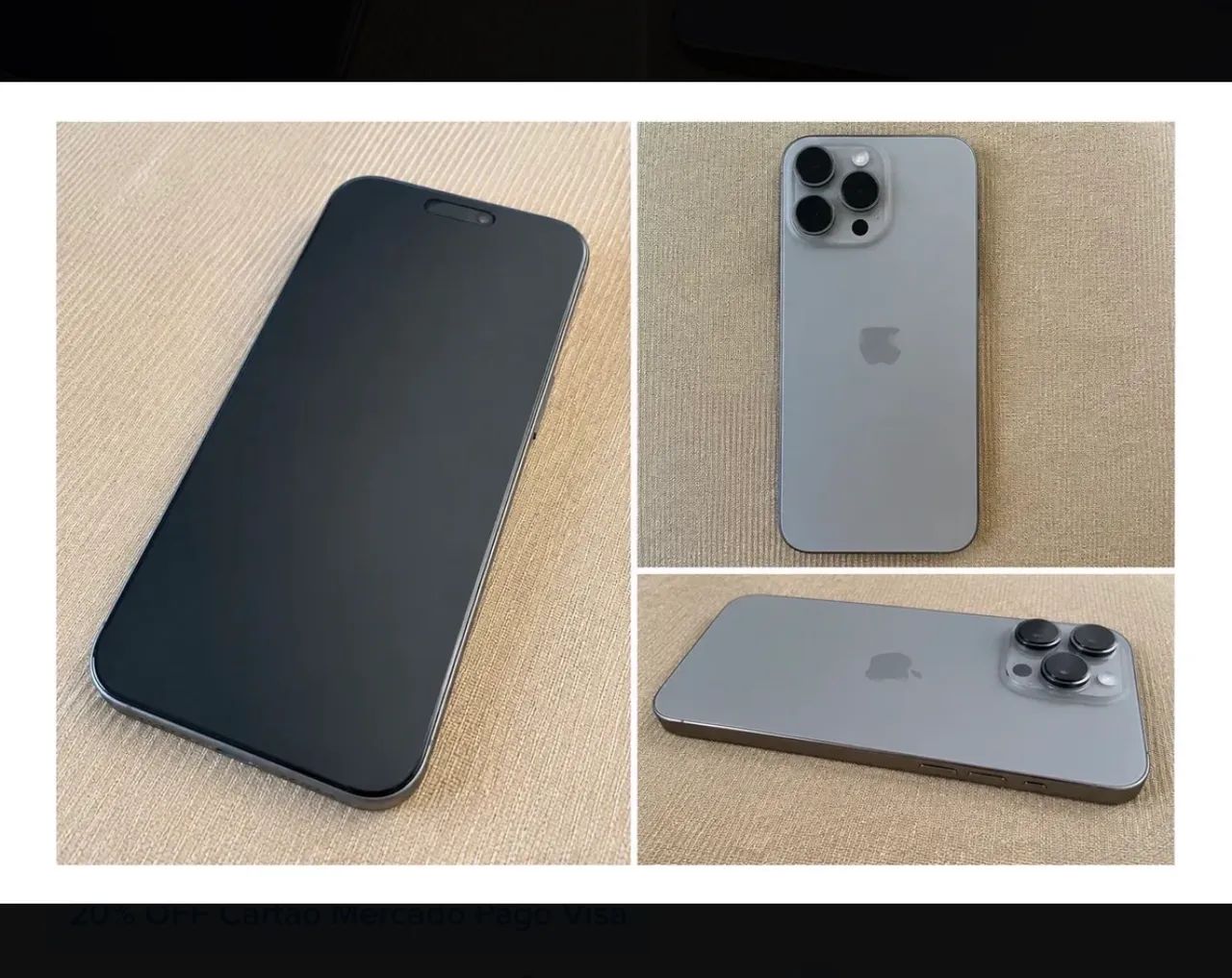 iPhone 15 Pro Max 256GB Titânio   - Foto 2