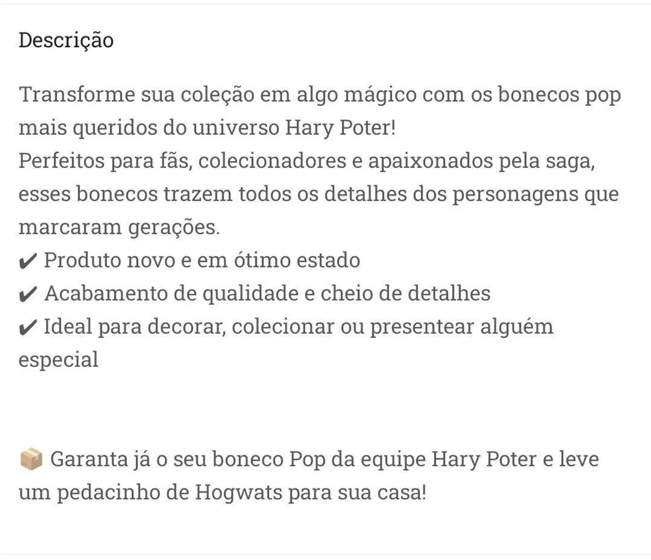 BONECO HARRY POTTER R$50 - Foto 2