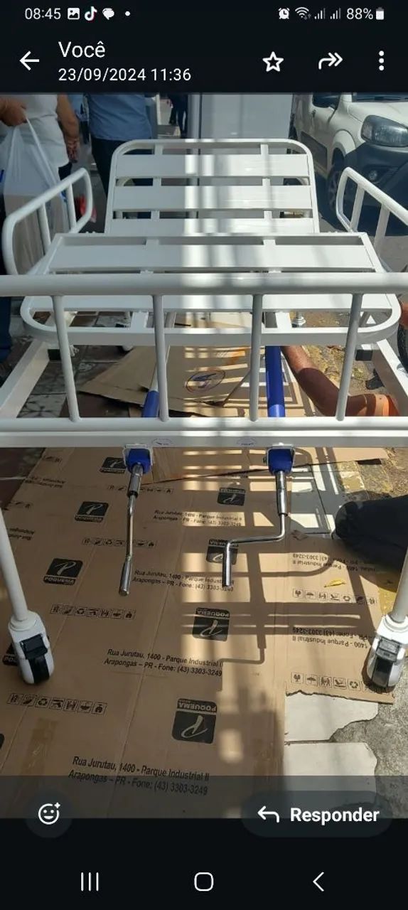 CAMA HOSPITALAR  SEMI NOVAAA - Foto 4