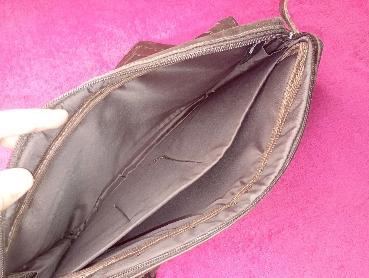 Bolsa de couro legítimo jeep - Foto 5