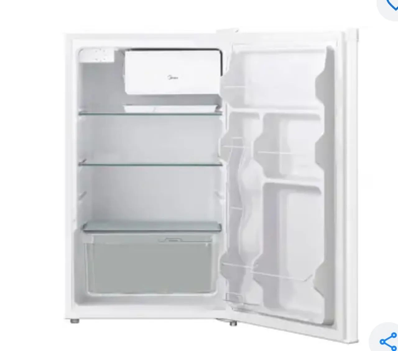 Frigobar Midea 124L Branco com Gaveta 