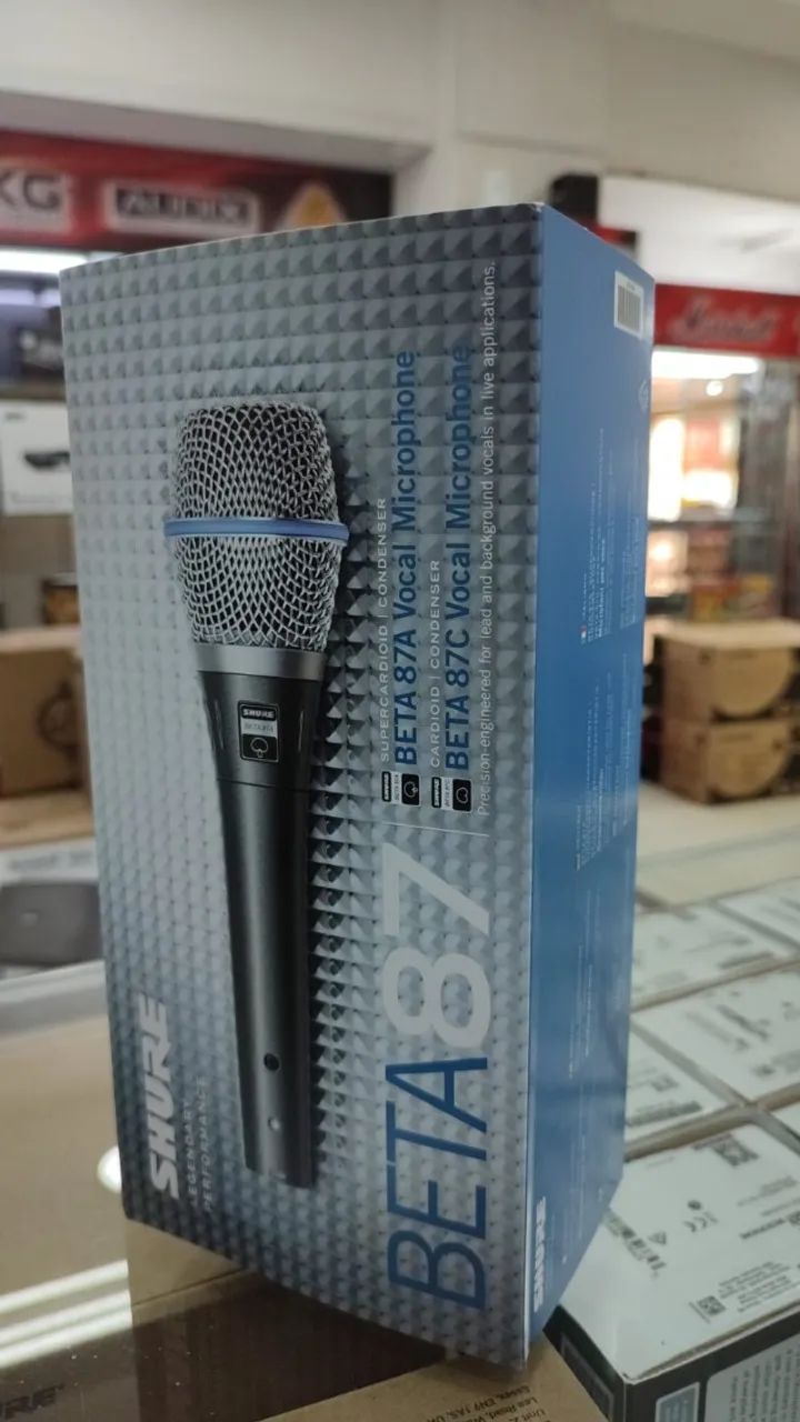 Shure Beta 87A Microfone Condensador Vocal Profissional Original - Foto 4