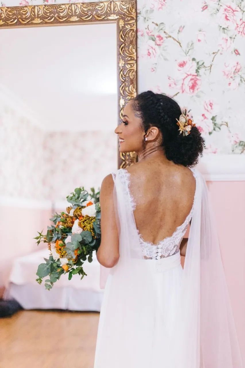 Vestido noiva fluido e minimalista  - Foto 3
