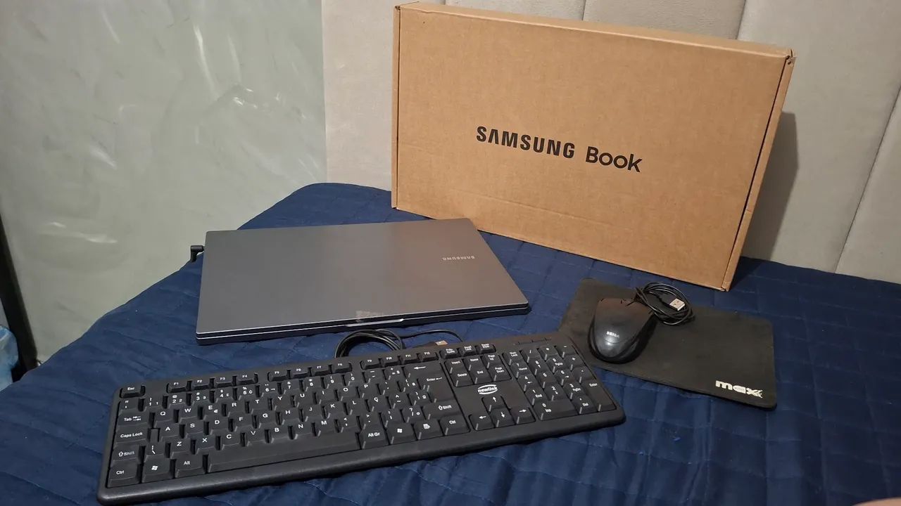 Notebook Samsung Book E20 Celeron + Mouse, Teclado e Mousepad - Foto 2