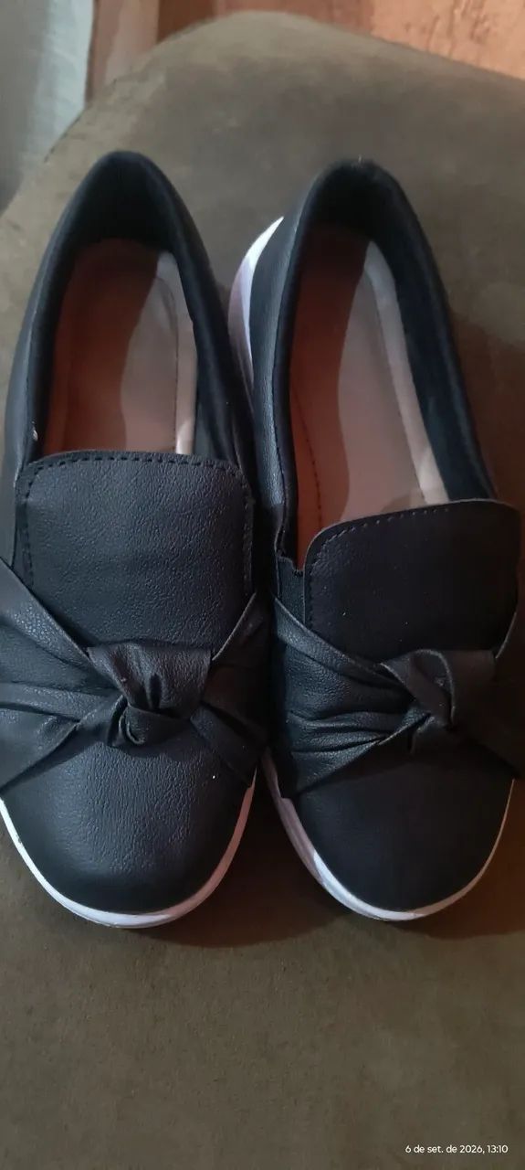 Tênis feminino couro número 37