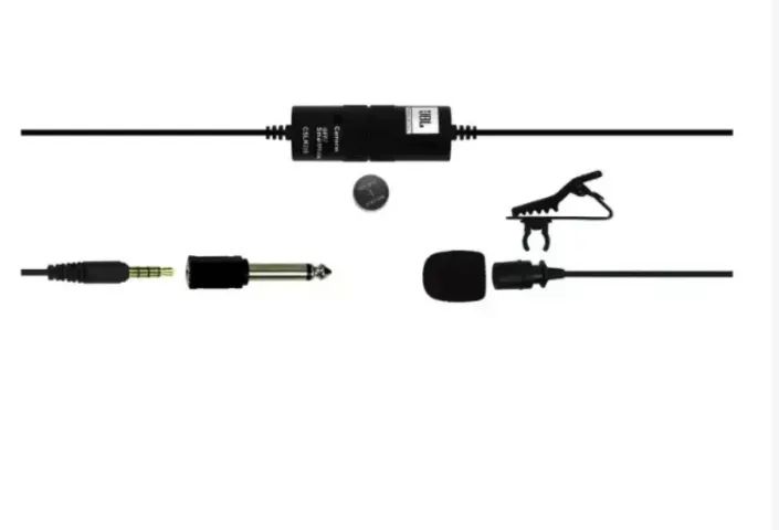 Microfone De Lapela Jbl Cslm20b para Celular Câmera Dslr Tablet - Foto 4