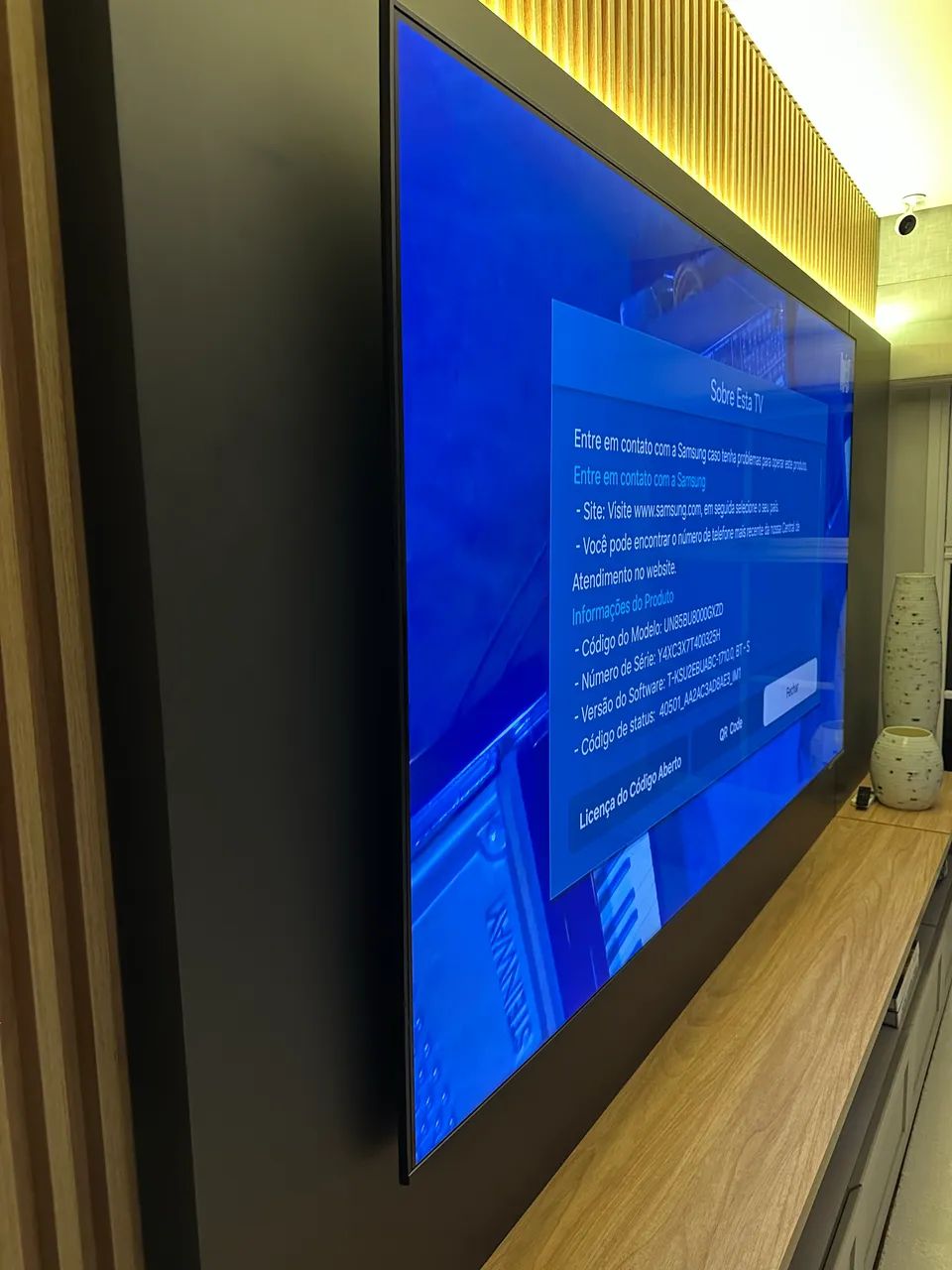 Smart TV 85? Samsung UN85BU8000GXZD  - Foto 3