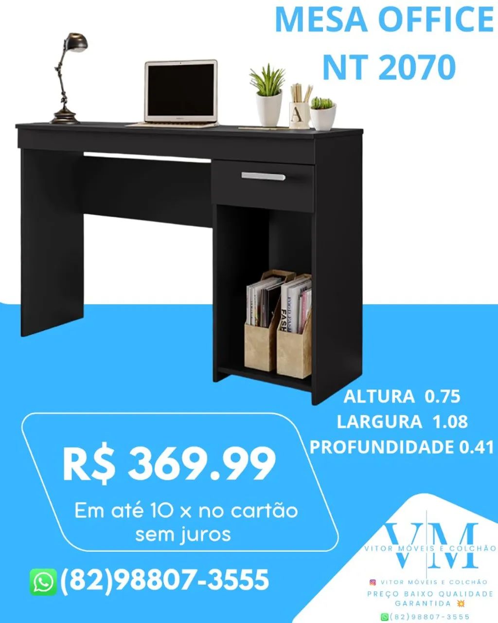 PROMOÇÃO DE ESCRIVANINHA APARTI DE  - Foto 4