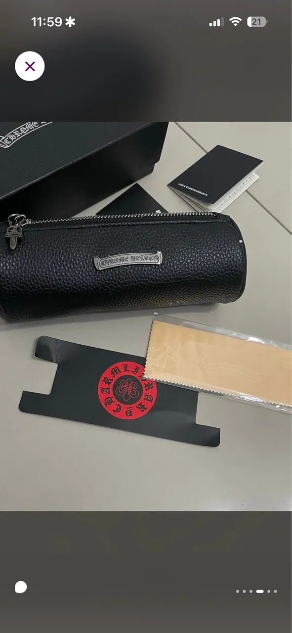 Oculos chrome hearts see you in tea - Foto 3