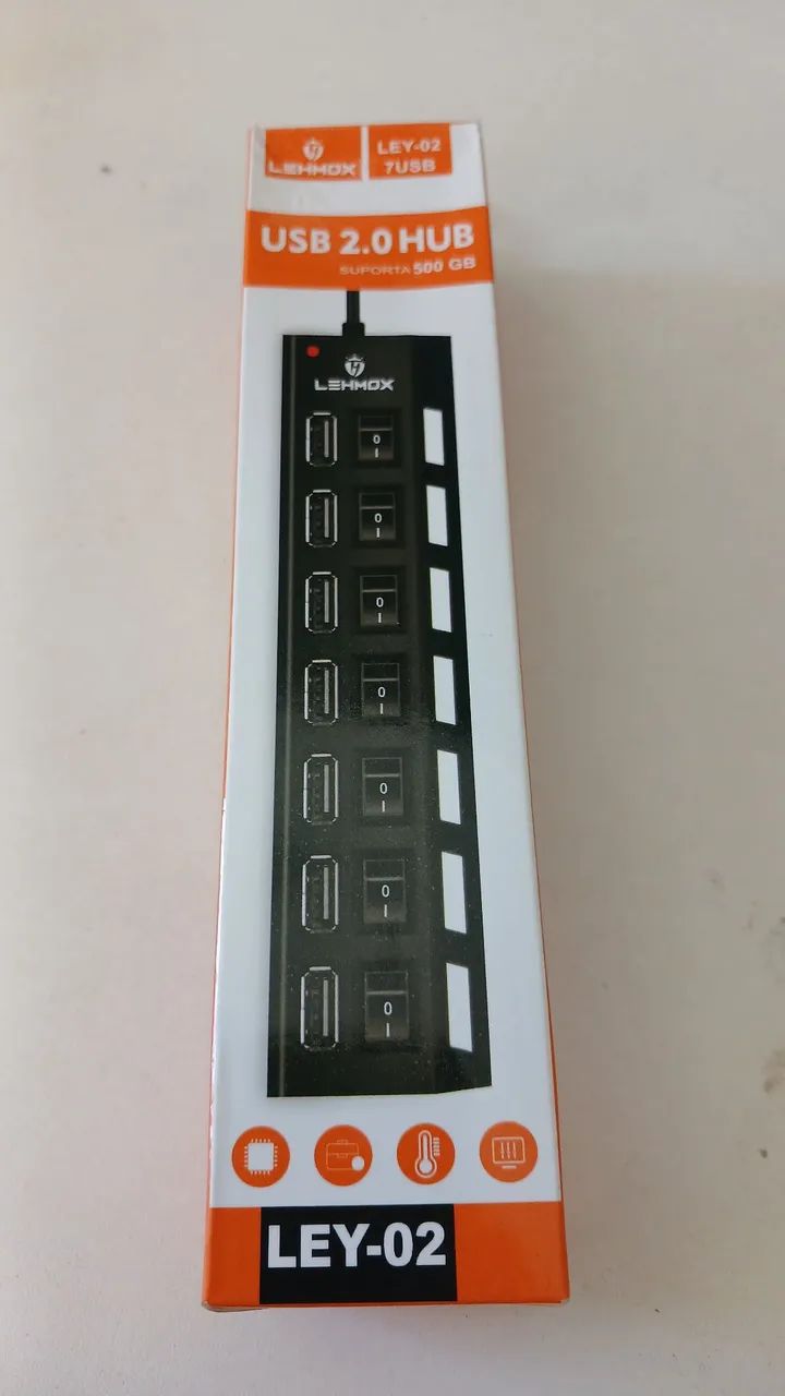 Hub USB 7 portas