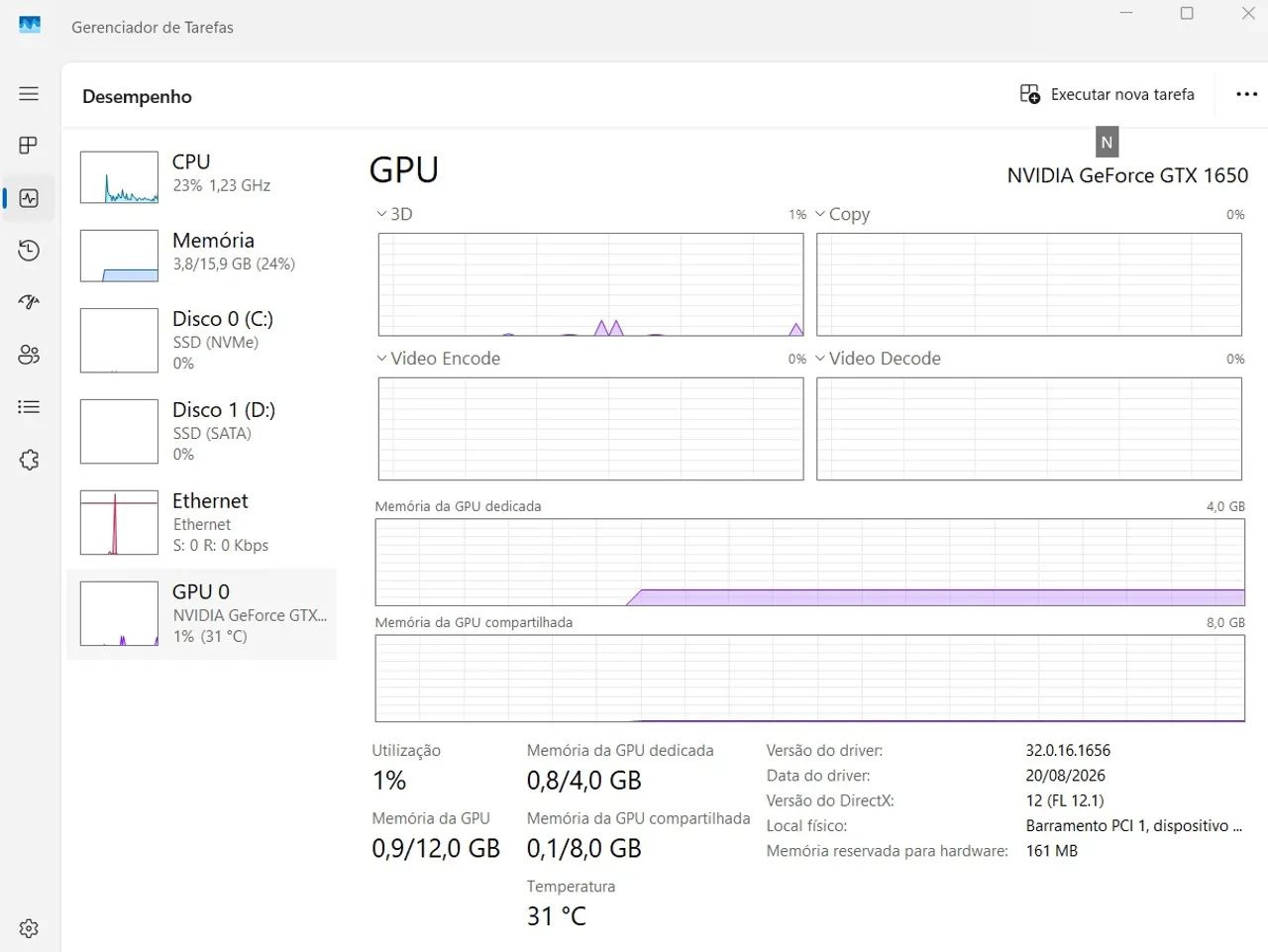 Computador - Intel i3 - placa de vídeo GTX1650 - Foto 3
