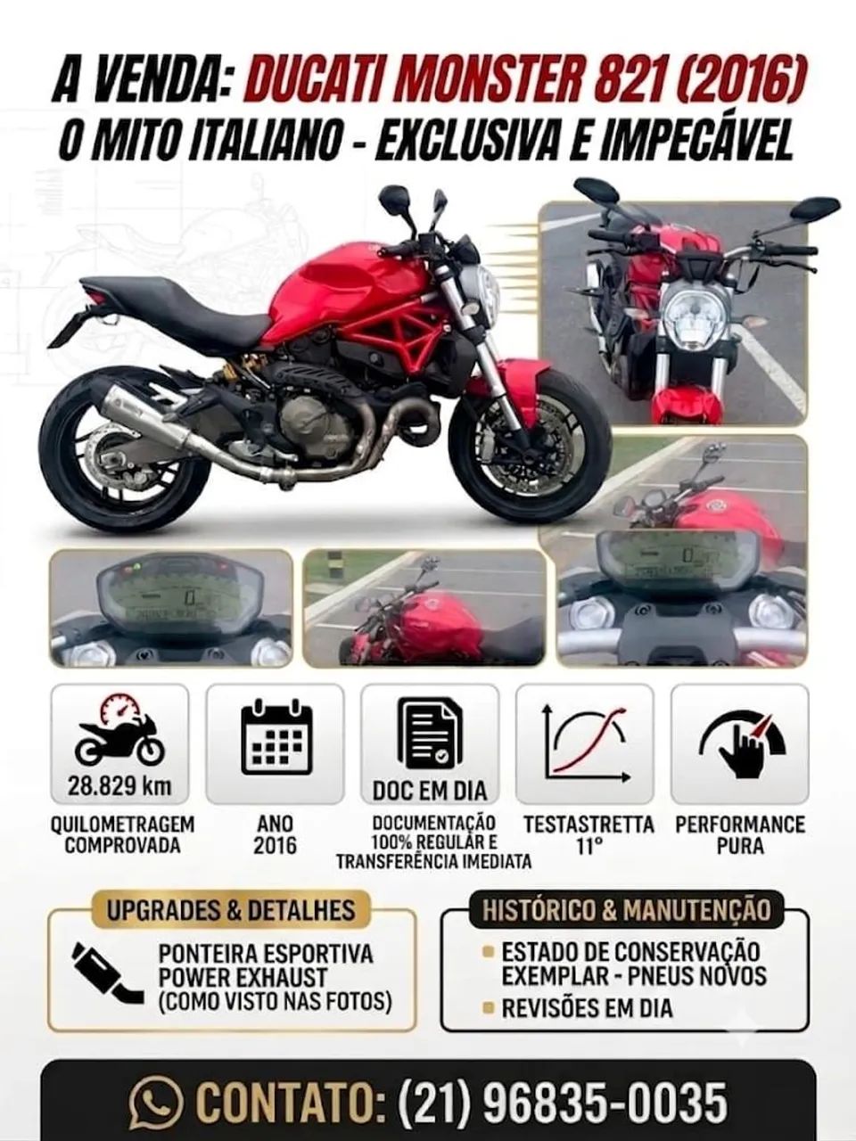 Ducati Monsters 821 - Foto 5