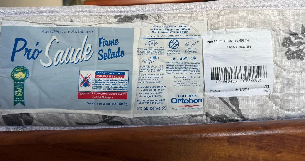 Cama de solteiro com colchão  - Foto 4