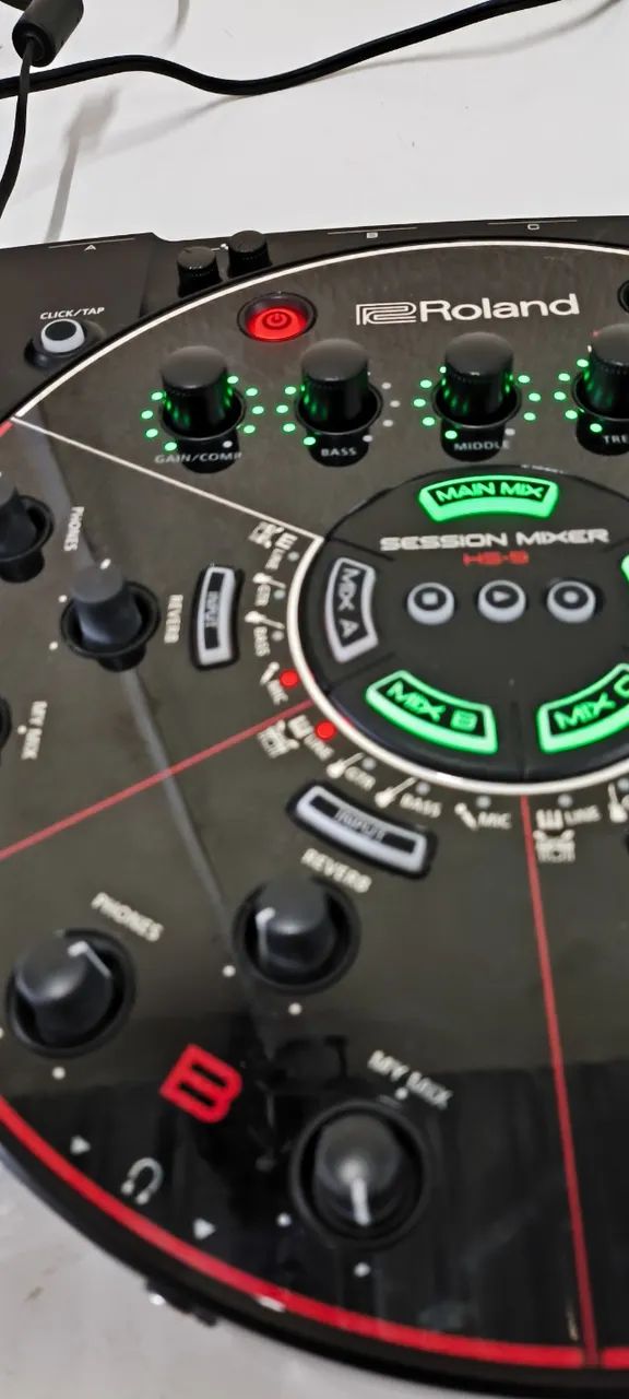 Roland Session Mixer - HS-5 - COMO NOVO, na caixa e funcionando