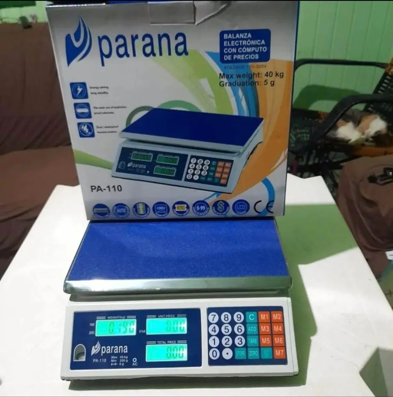 Balança digital eletrônica nova na caixa com  - Foto 3