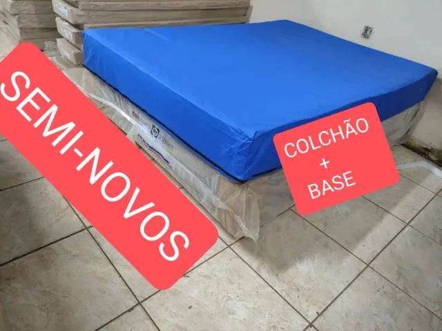 CAMA MAIS COLCHÃO SEMI-NOVOS - Foto 2