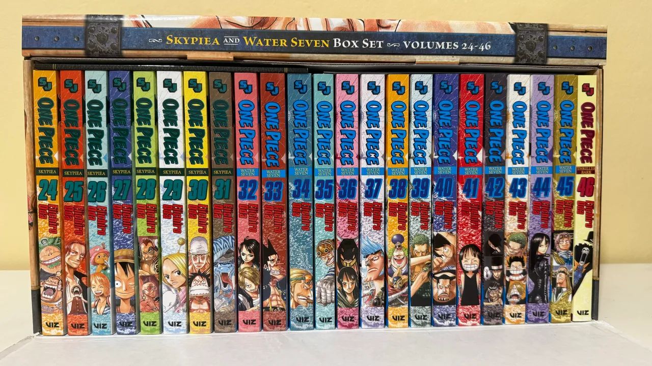 Box One Piece Mangá - Vol. 24 ao 46 - edição em inglês 