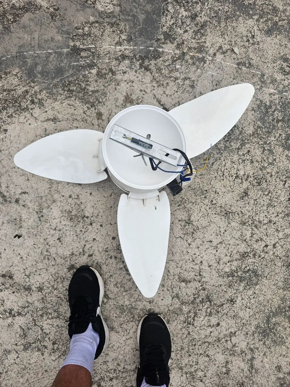 Lustre de teto com ventilador 