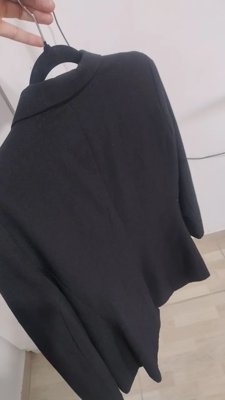 Blazer preto renner (44) - Foto 3