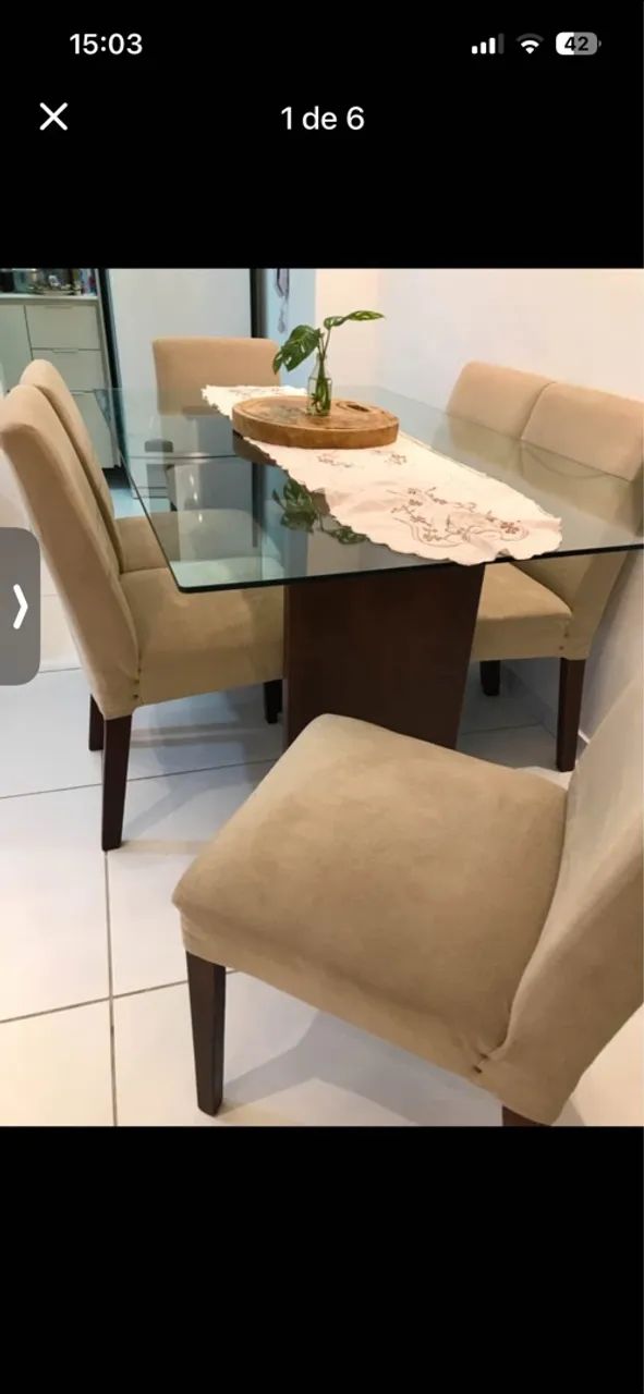 Vendo mesa (sem cadeiras) - Foto 5