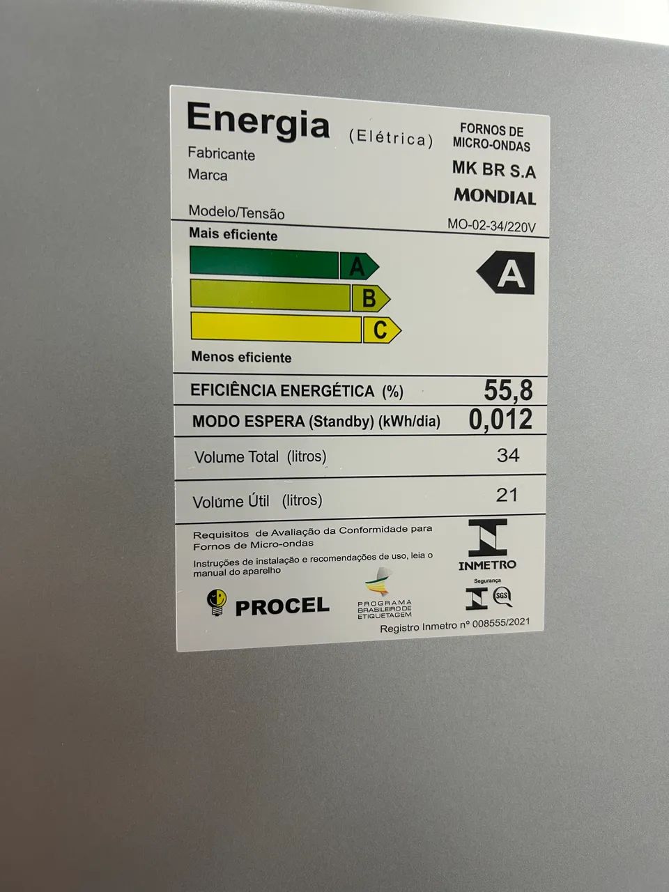 Micro-ondas Mondial 34L Espelhado - Foto 3
