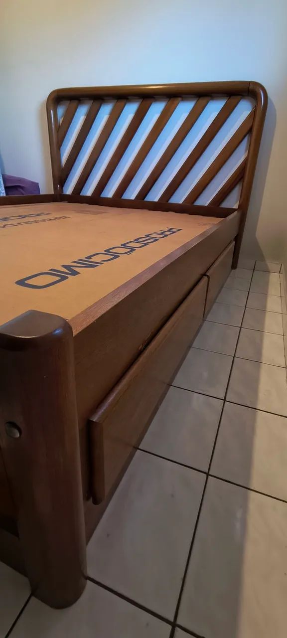 Cama casal padrão - Excelente produto - Foto 4