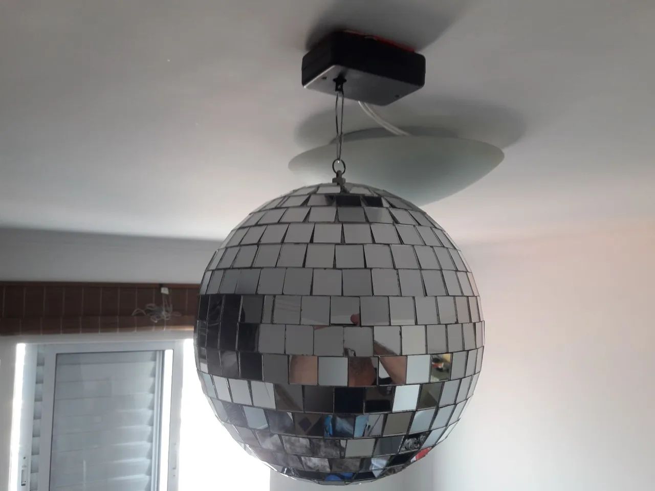 GLOBO ESPELHADO 30cm COM MOTOR "Festas, DJ" - Foto 6