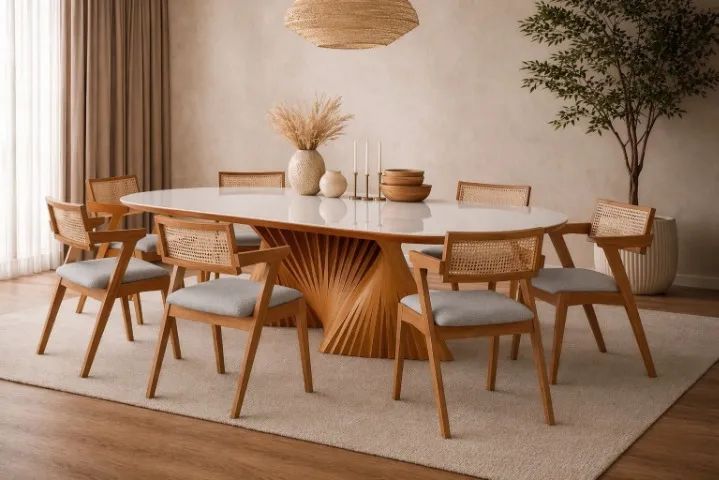 Conjunto de jantar maciço diversas cores e tamanhos - Foto 5