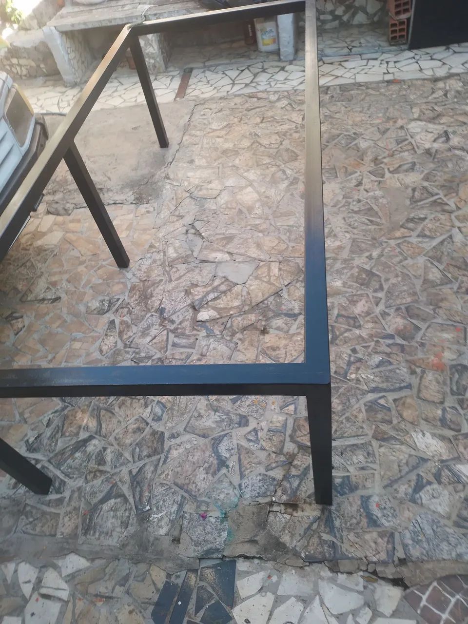 BANCADA DE FERRO GRANDE REFORÇADA 