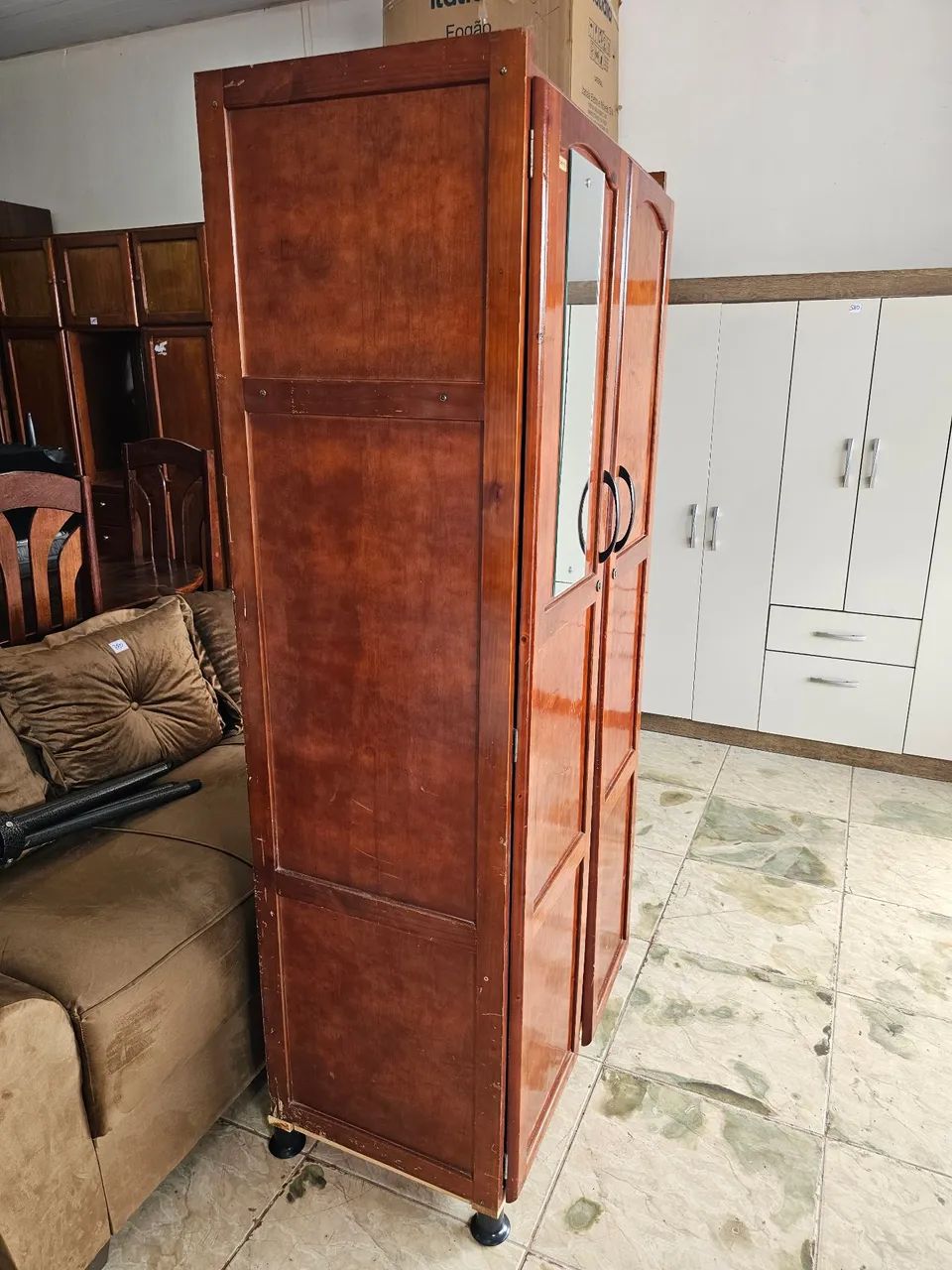 Guarda roupa usado de pinho  - Foto 4