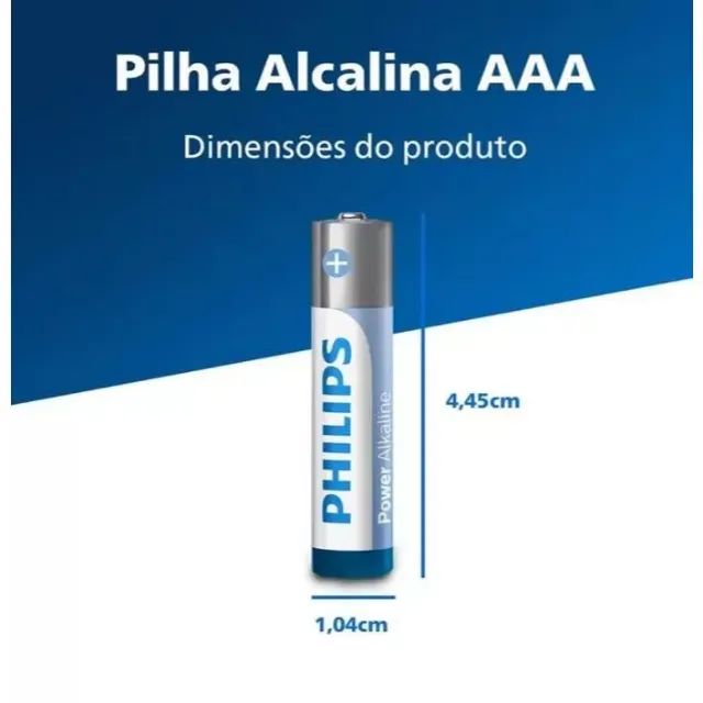 4 Pilhas palito AAA philips  - Foto 4