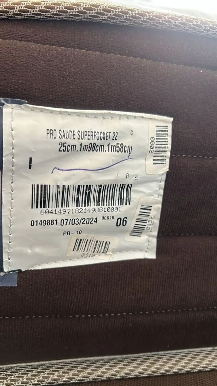 Cama Queen Pro Saude Superpocket Ortobom (Colchão + box) - Foto 4