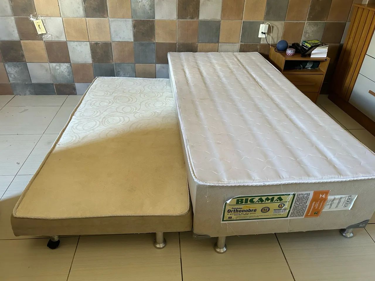 Base de solteiro com cama auxiliar  - Foto 4