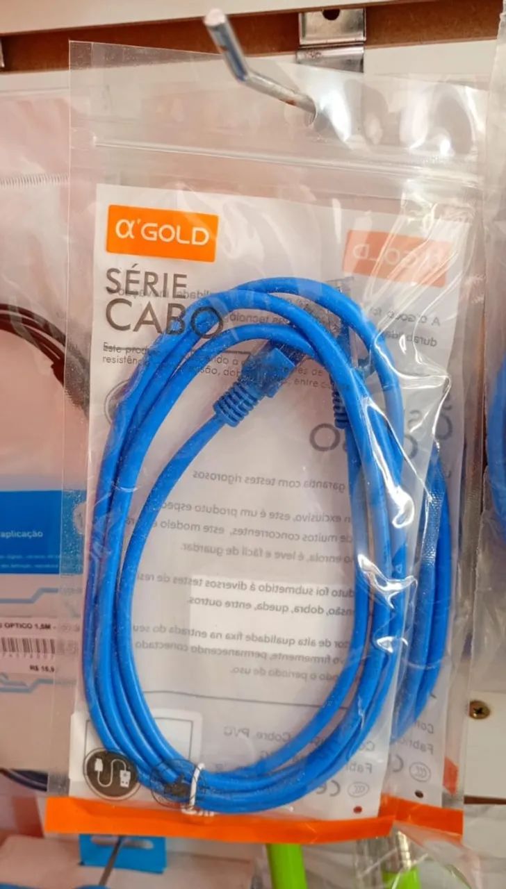 Cabo De Rede Internet Montado Crimpado RJ45 1,5 Metro -  Novo